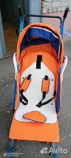 Детские санки коляска Скользяшки б/у