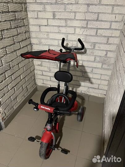 Детский велосипед с ручкой бу