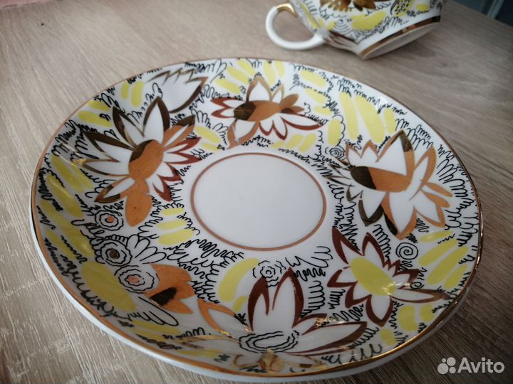 Чашка с блюдцем лфз 60 годы