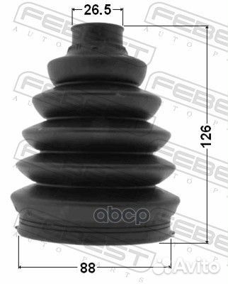 Пыльник шруса 2917pdiiiatf Febest