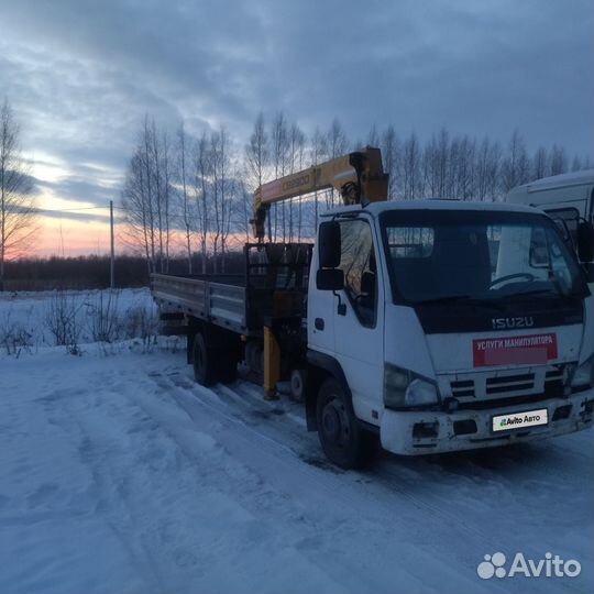 Бортовой грузовик Isuzu NQR75 с КМУ ShinMaywa, 2008