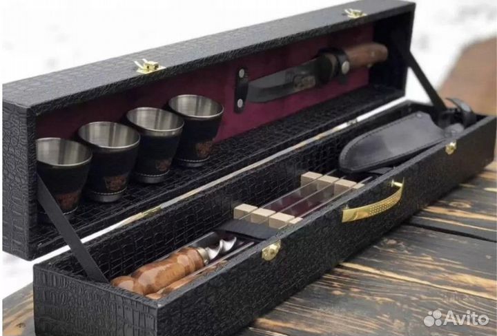 Набор шампуров Подарочный набор для шашлыка