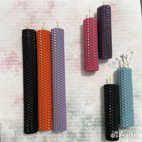 Свечи из натуральной вощины с травами