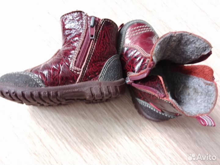 Ботинки Котофей для девочки 20 р-р весна-осень