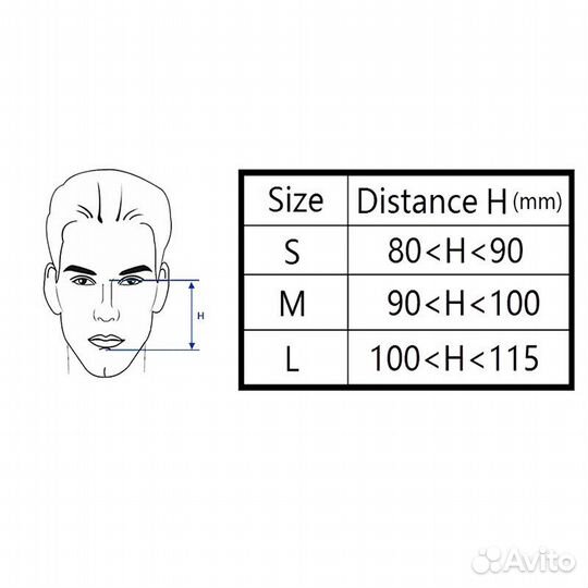 Маска для сипап. Размер М