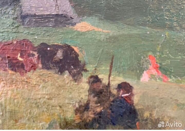 Две старинных картины