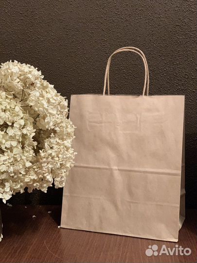 Крафт пакеты с ручками