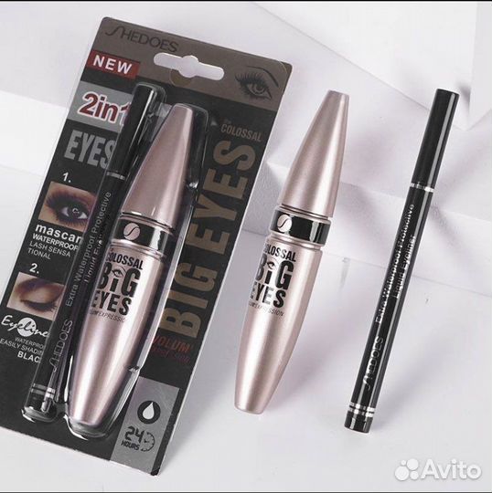 Тушь для ресниц Mascara +подводка