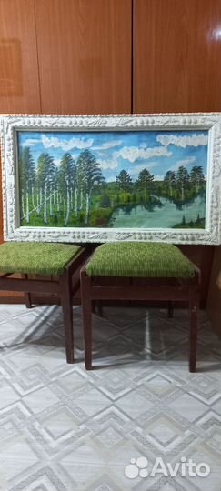 Картина маслом на холсте бу