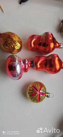 Елочные игрушки СССР