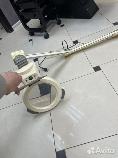 Лампа лупа настольная