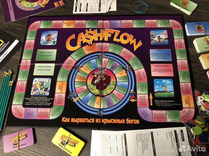 Игра денежный поток cash flow 2 игры в коробке