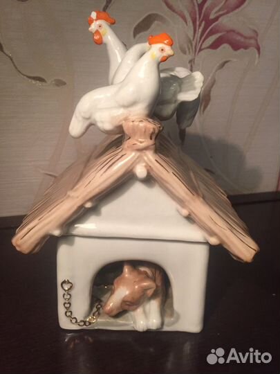 Шкатулка «На птичнике» или Собачья будка»