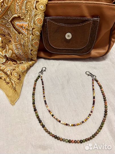 Обвесы на сумку из натуральных камней