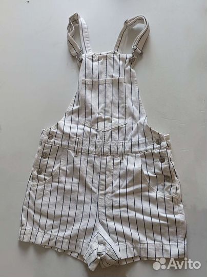 Комбинезон белый в полоску