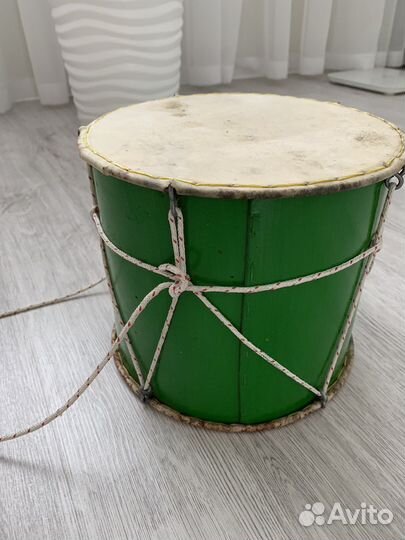 Барабан из кожи