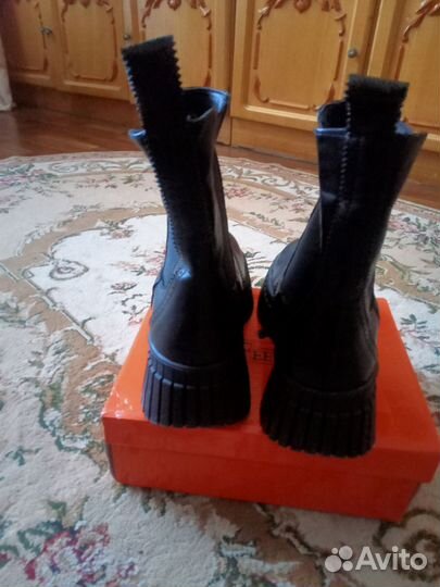 Ботинки челси женские зимние 40 размер,платформа