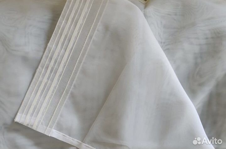 Новая тюль вуаль белая 5м
