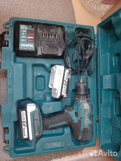 Аккумуляторная дрель шуруповерт makita 18v