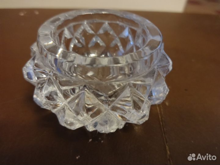 Серебряная солонка с серебряной ложкой