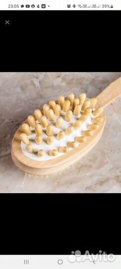 Щетка массажная банная