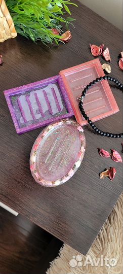 Мыльницы ручной работы из эпоксидной смолы