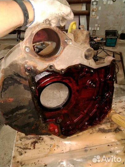 Картер маховика cummins 3.8 Валдай