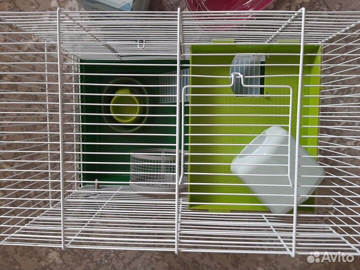 Клетка для хомяка, переноска, шар для прогулок