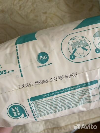 Pampers трусики 6