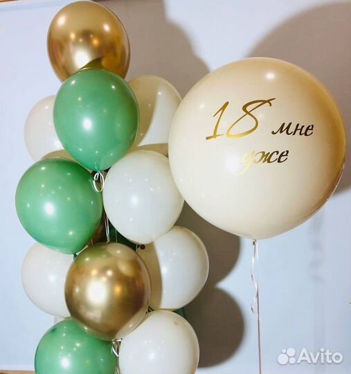 Гелевые воздушные шары на День рождение
