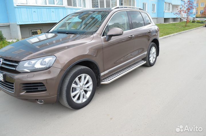 Пороги подножки на VW Volkswagen Touareg
