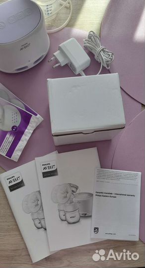 Молокоотсос avent электрический двойной