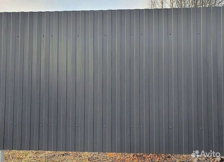 Забор из профлиста нс-35 х1000