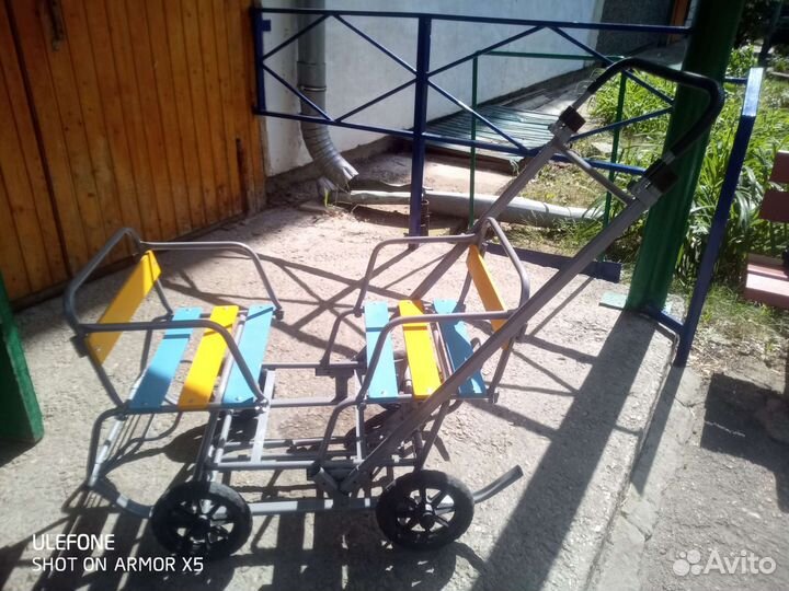 Санки коляска для двойни