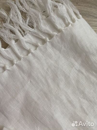 Палантины льняные новые. Разные цвета