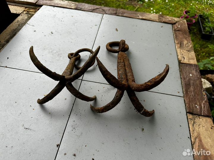 Крюк кошка кованный якорь
