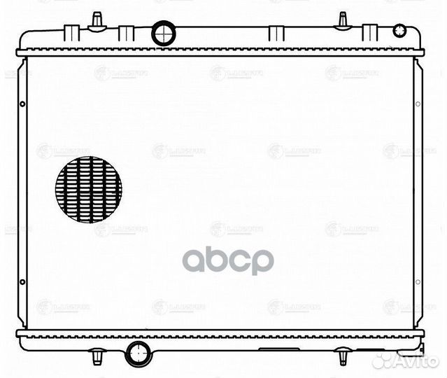 LRC 20W2 luzar Радиатор охл. Peugeot 308 (07)