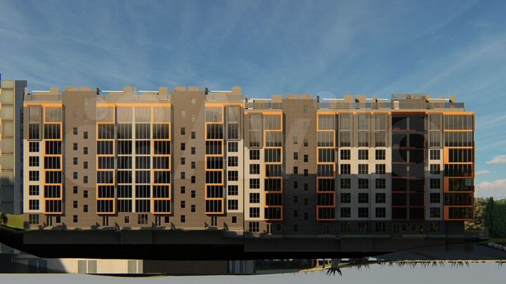 1-к. квартира, 62,1 м², 2/8 эт.