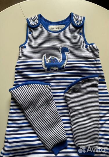 Спальный мешок конверт с рукавами 6-18 месяцев