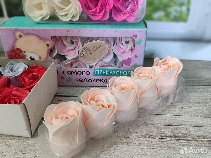 Пенные мыльные розы