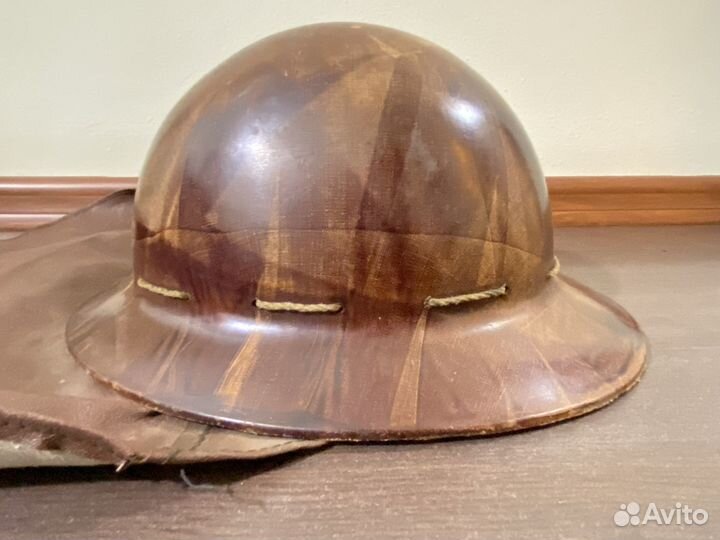Текстолитовая шахтёрская каска 60-е годы СССР