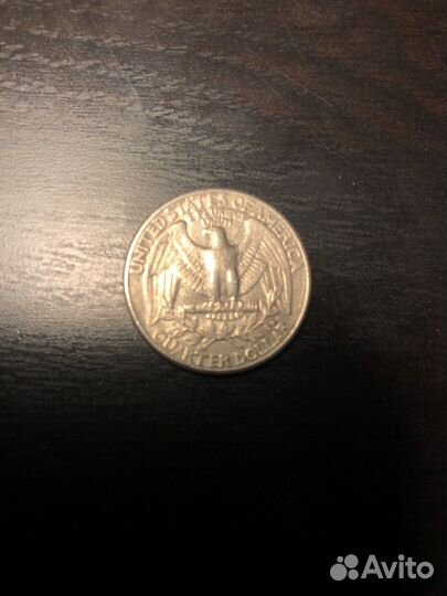 Монета четверть доллара
