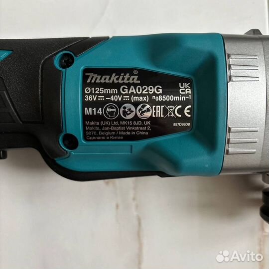 Ушм Makita XGT 40V GA029GZ