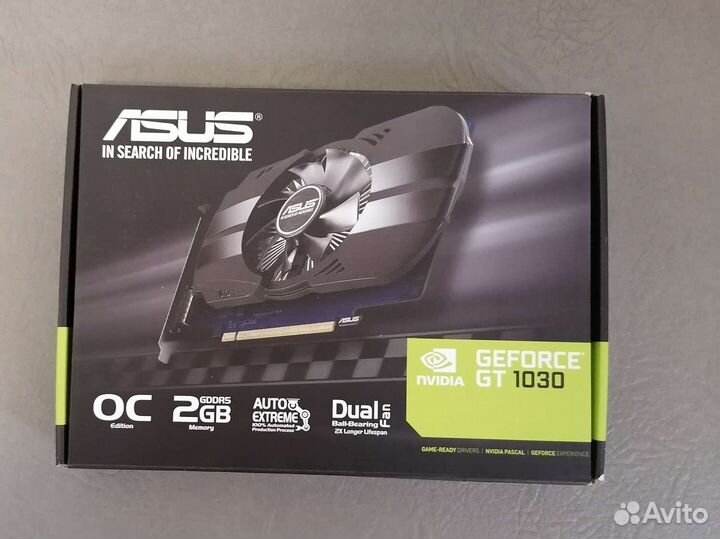 Видеокарта nvidia geforce gt 1030