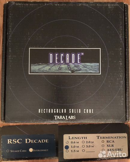 Тara Labs Decade, XLO Signature Type 4.1, Stax