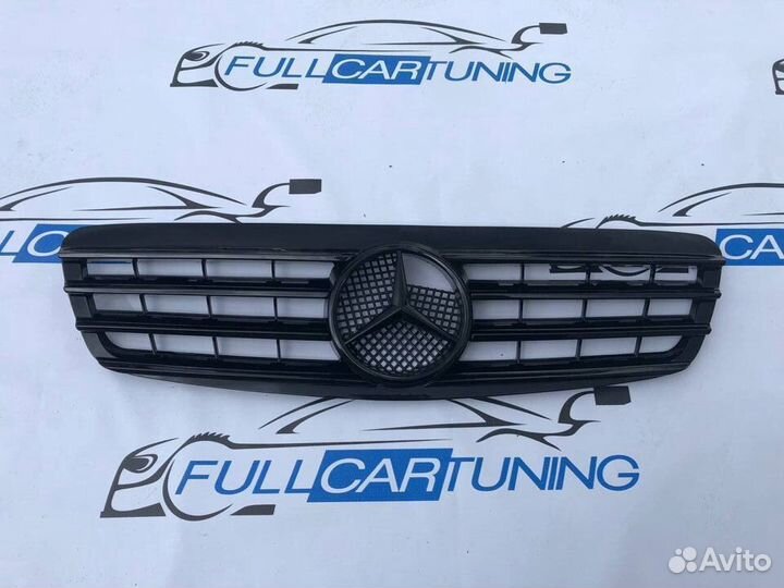 Решетка радиатора mercedes w220 AMG черная дорест