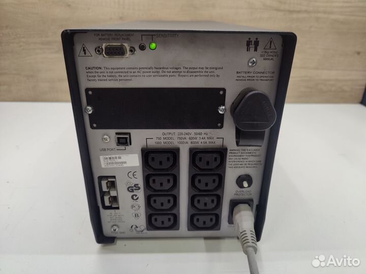 Ибп 600 Вт APC Smart-UPS XL SUA750XLI, 750вa