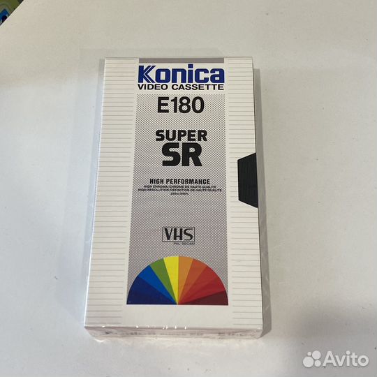 Видеокассета новая VHS Konica E180 super SR