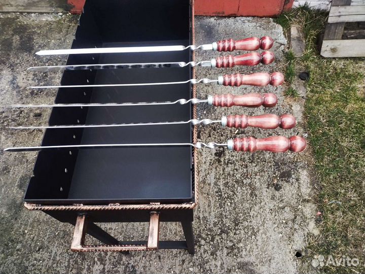 Шампура, кочерга,нож-вилка