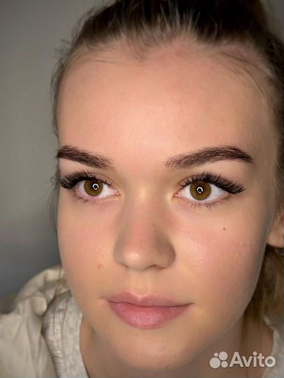 Наращивание ресниц модель